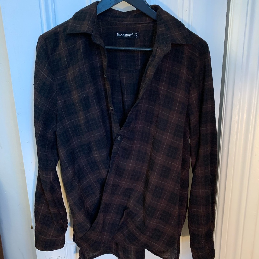 BLANK NYC flannel shirt